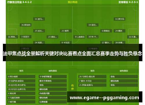 法甲焦点战全景解析关键对决比赛看点全面汇总赛季走势与胜负悬念 法甲焦点战全景解析关键对决比赛看点全面汇总赛季走势与胜负悬念
